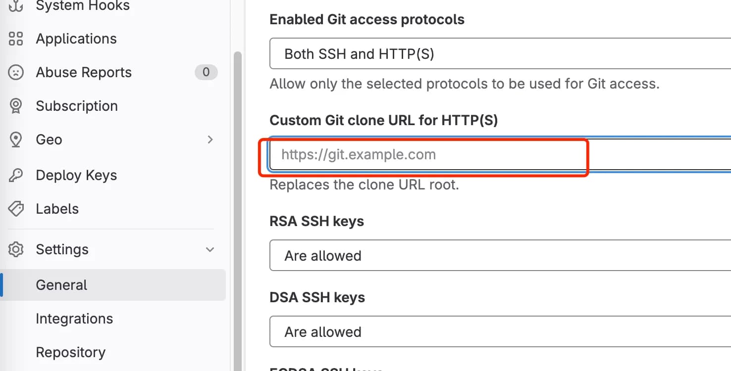 Git Clone 地址配置